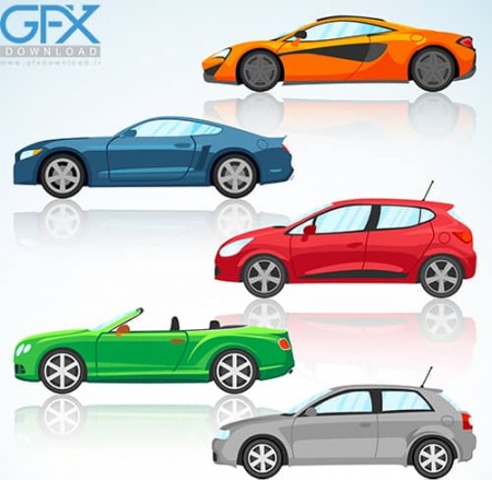 وکتور ماشین اسپرت