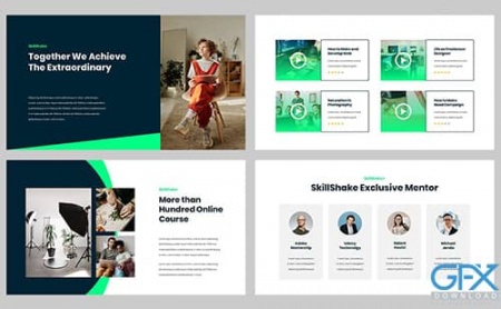 قالب پاورپوینت ارائه آموزش آنلاین