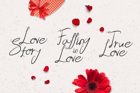 مجموعه فونت انگلیسی ولنتاین Valentine Fonts