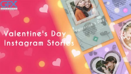 دانلود پروژه افتر افکت Valentine's Day Stories