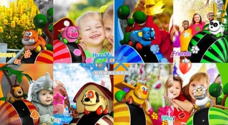 پروژه افتر افکت اسلایدشو اسباب بازی کودکان