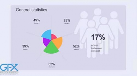 دانلود پروژه افتر افکت Pure Color Infographics