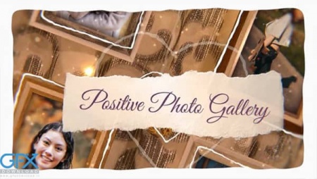 پروژه افتر افکت گالری عکس Positive Photo Gallery