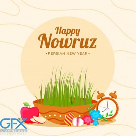 وکتورآماده طرح  پوستر جشن سال نو و عید