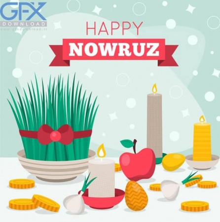 وکتور المان های نوروز