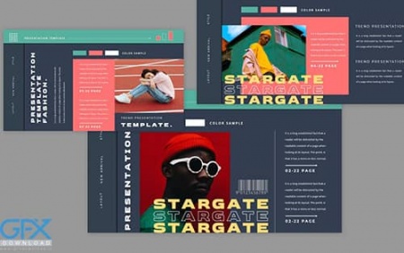 دانلود تم پاورپوینت حرفه ای STARGATE