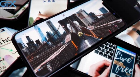 دانلود پروژه افتر افکت اسلایدشو با موبایل سه بعدی