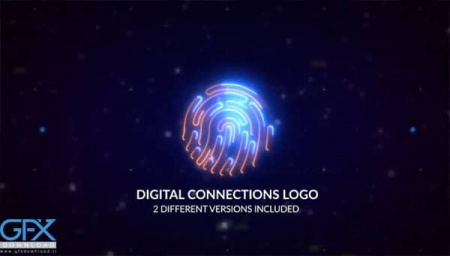 پروژه پریمیر نمایش لوگو اتصالات دیجیتالی