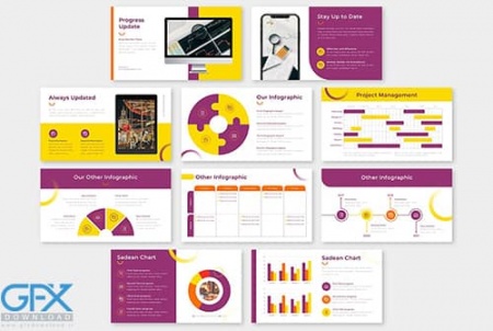 دانلود تم پاورپوینت بازاریابی دیجیتال sadean