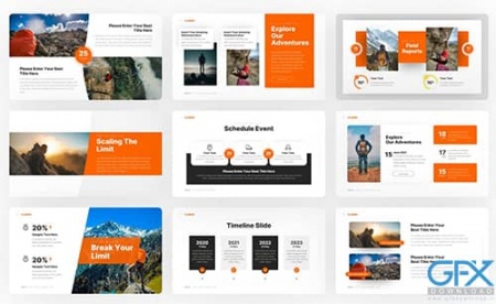 تم قالب پاورپوینت ورزشی صخره نوردی