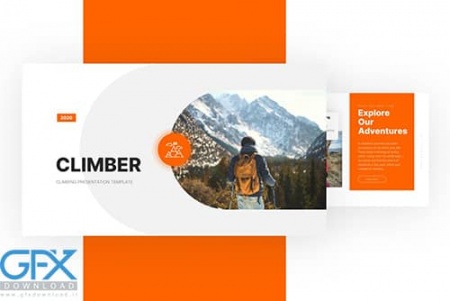 دانلود قالب پاورپوینت صخره نوردی