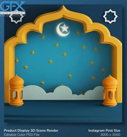 دانلود طرح آماده پست اینستاگرام عید فطر