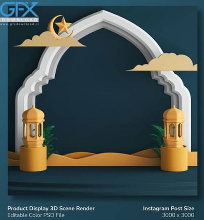 مجموعه 4 قالب پست اینستاگرام عید فطر