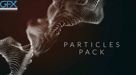 پروژه افتر افکت تیتراژ پارتیکل Particles Pack
