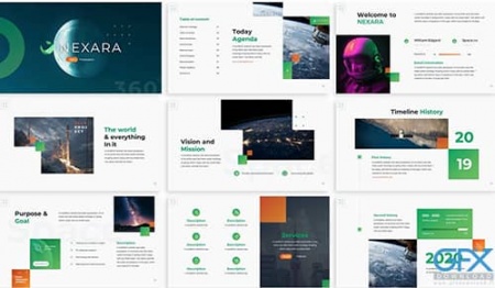 دانلود قالب پاورپوینت برای نجوم