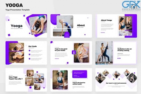 دانلود قالب پاورپوینت سلامت و یوگا