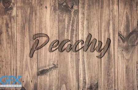 دانلود موکاپ لوگو روی چوب