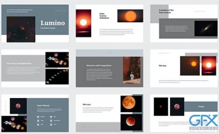 دانلود قالب پاورپوینت منظومه شمسی