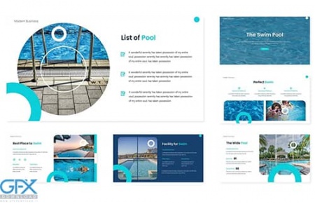 دانلود رایگان قالب پاورپوینت شنا