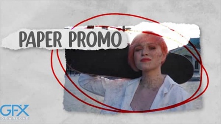 پروژه پریمیر تیزر تبلیغاتی کاغذی Paper Promo