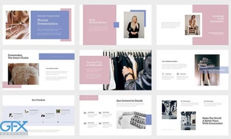 دانلود تم پاورپوینت خیاطی  Muzoa