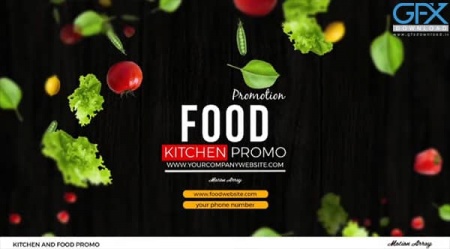 پروژه آماده پریمیر تیزر تبلیغاتی غذا