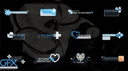 دانلود پروژه پریمیر مجموعه عناوین پزشکی