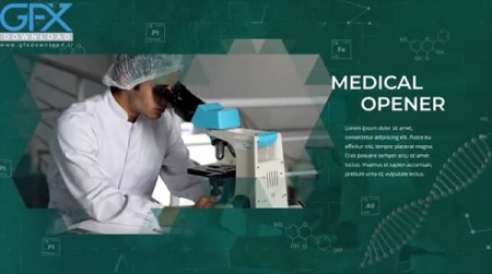 پروژه افتر افکت افتتاحیه زیست شناسی و پزشکی