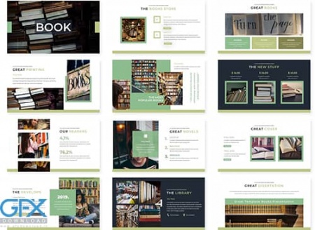 دانلود تم کتاب برای پاورپوینت