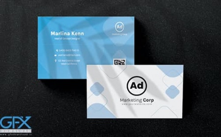 دانلود کارت ویزیت لایه باز شخصی