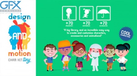 پروژه افتر افکت کیت ساخت کاراکتر موشن گرافیک