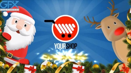 پروژه افتر افکت تیزر تبلیغاتی کریسمس با بابانوئل