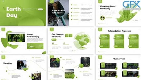 تم پاورپوینت کره زمین Earth Day