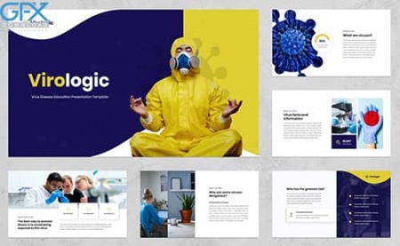 دانلود تم پاورپوینت ویروس