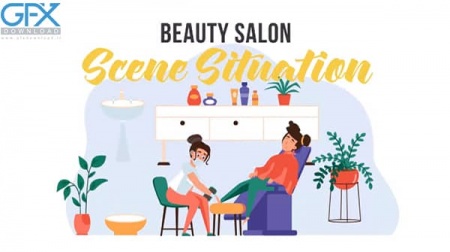 دانلود پروژه افتر افکت موشن گرافیک سالن زیبایی