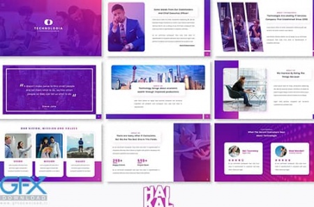 دانلود رایگان قالب پاورپوینت فناوری اطلاعات