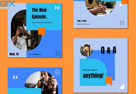 دانلود قالب آماده پست اینستاگرام چند منظوره رایگان