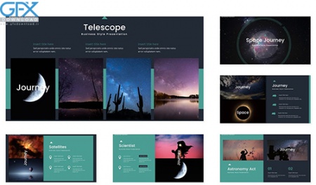 قالب پاورپوینت فضا