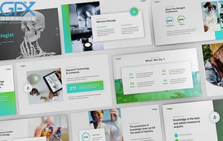 قالب پاورپوینت زیست شناسی