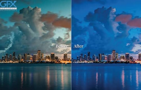 اکشن فتوشاپ Skyline
