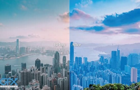 دانلود اکشن برای فتوشاپ Skyline