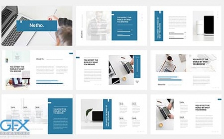 دانلود تم پاورپوینت شبکه کامپیوتری