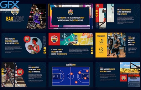 تم پاورپوینت برای بسکتبال