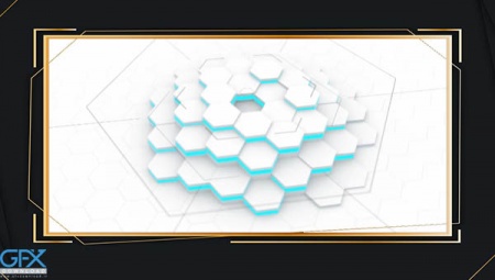 دانلود پروژه پریمیر لوگو شش ضلعی لانه زنبوری