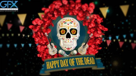 پروژه افتر افکت لوگو مردگان Day Of The Dead Logo