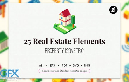 دانلود 25 آیکون املاک و مستغلات