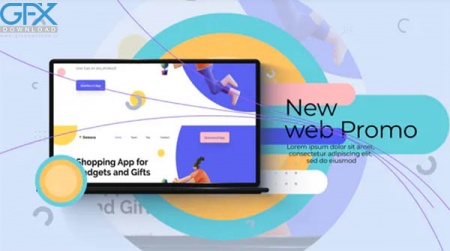 پروژه آماده افتر افکت تیزر معرفی وب سایت