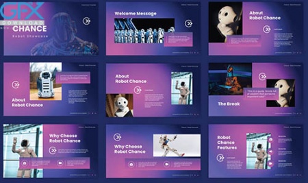 تم پاورپوینت روبات Robot Showcase