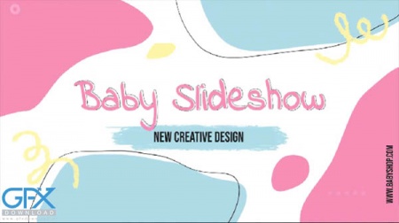 پروژه افتر افکت اسلایدشو کودک Baby Slideshow