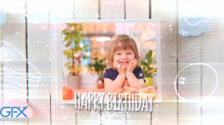 دانلود پروژه افتر افکت عکس تولد کودک